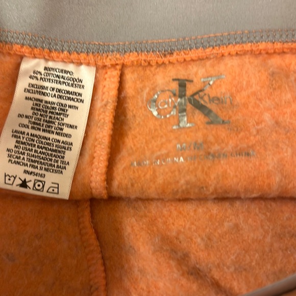COPY - NWOT Calvin Klein Cotton Joggers Capri  Fold-over Waistband Medium - Picture 4 of 6